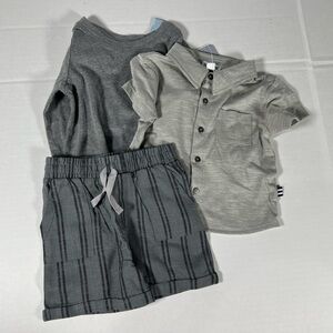 Gray Baby Outfit Set 12-18 months